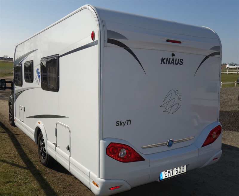 Husbil Fiat Knaus Sun TI 700 MEB stulen i Ugglarp norr om Trelleborg