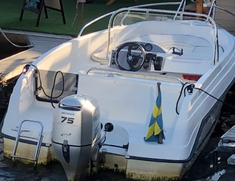 Ryds 510 GTI med 75 HK Honda stulen i Tyresö, Stockholm
