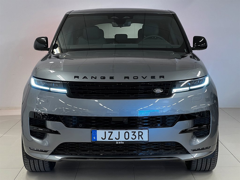 Grå metallic Land Rover Range Rover Sport P460e stulen i Hovås söder om Göteborg