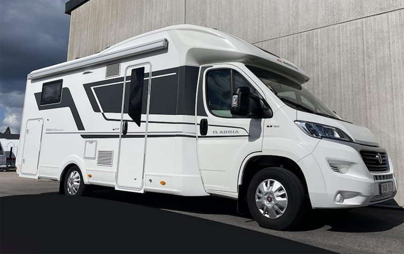 Halvintegrerad husbil Fiat Adria Matrix 670 SC stulen i Kalmar