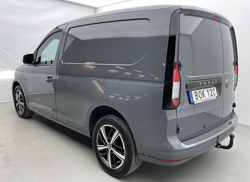 Grå Volkswagen Caddy Cargo stulen i Kalix