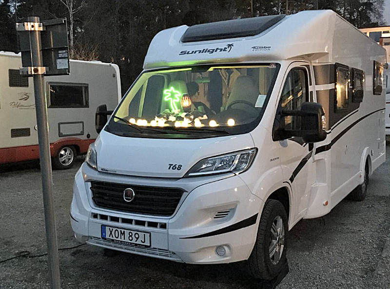 Husbil Fiat Sunlight T68 stulen i Katrineholm