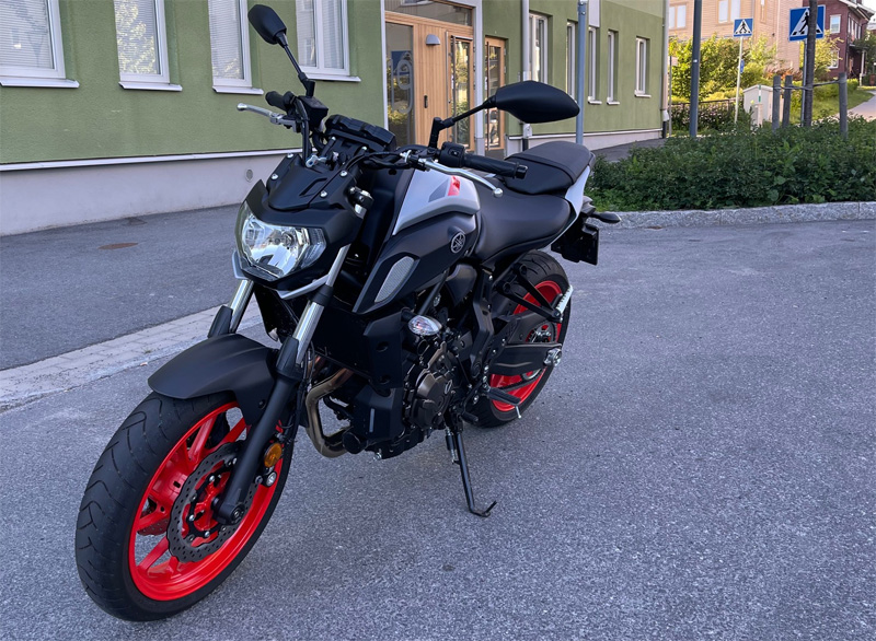 Yamaha MT-07 stulen i Sundbyberg