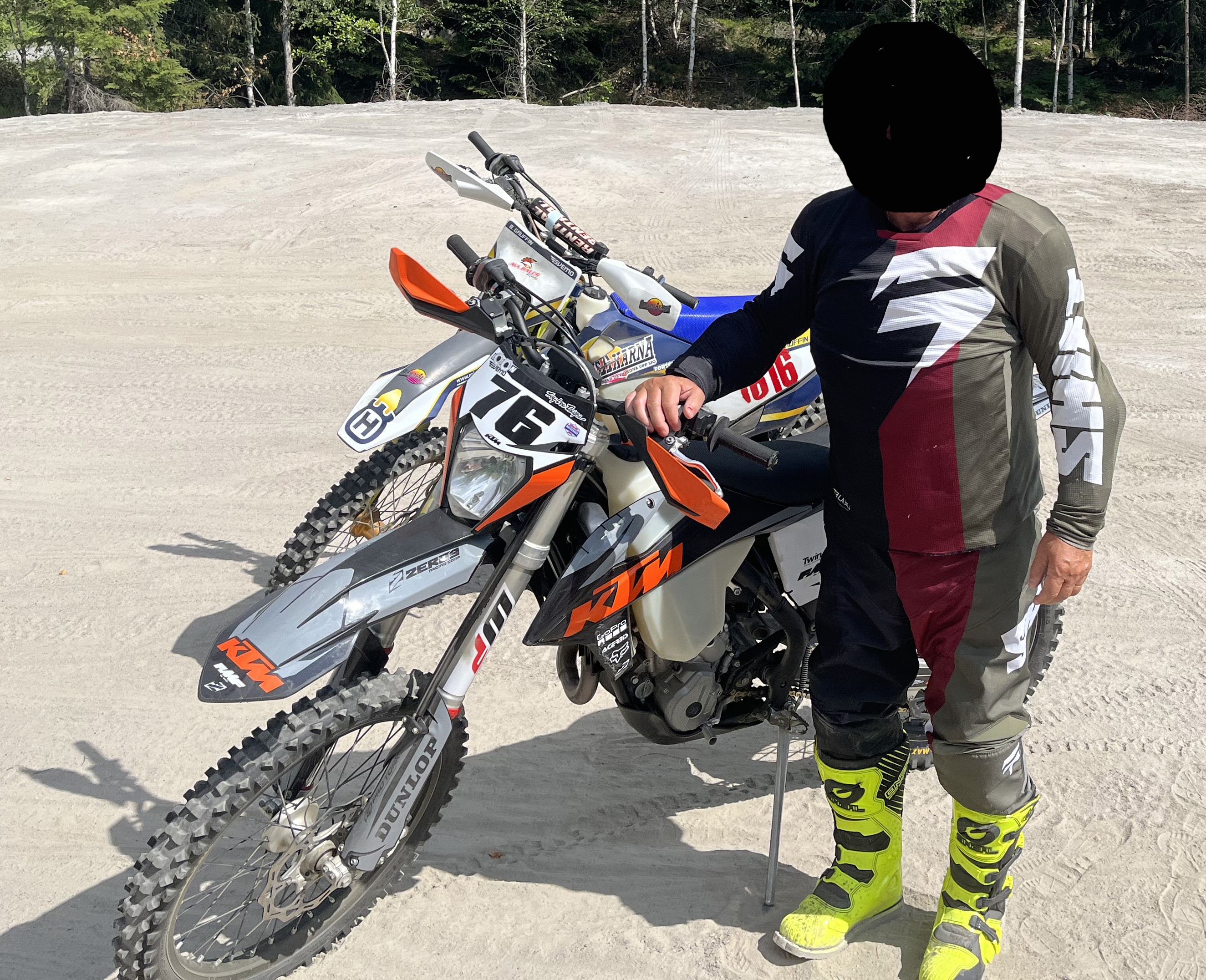 KTM 250 EXC-F stulen i Sollentuna