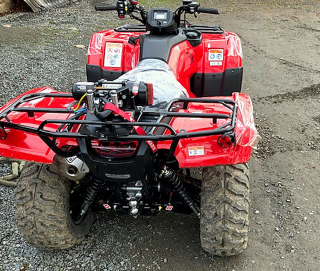 Fyra Honda fyrhjulingar stulna vid inbrott strax norr om Åseda i Jönköpings län