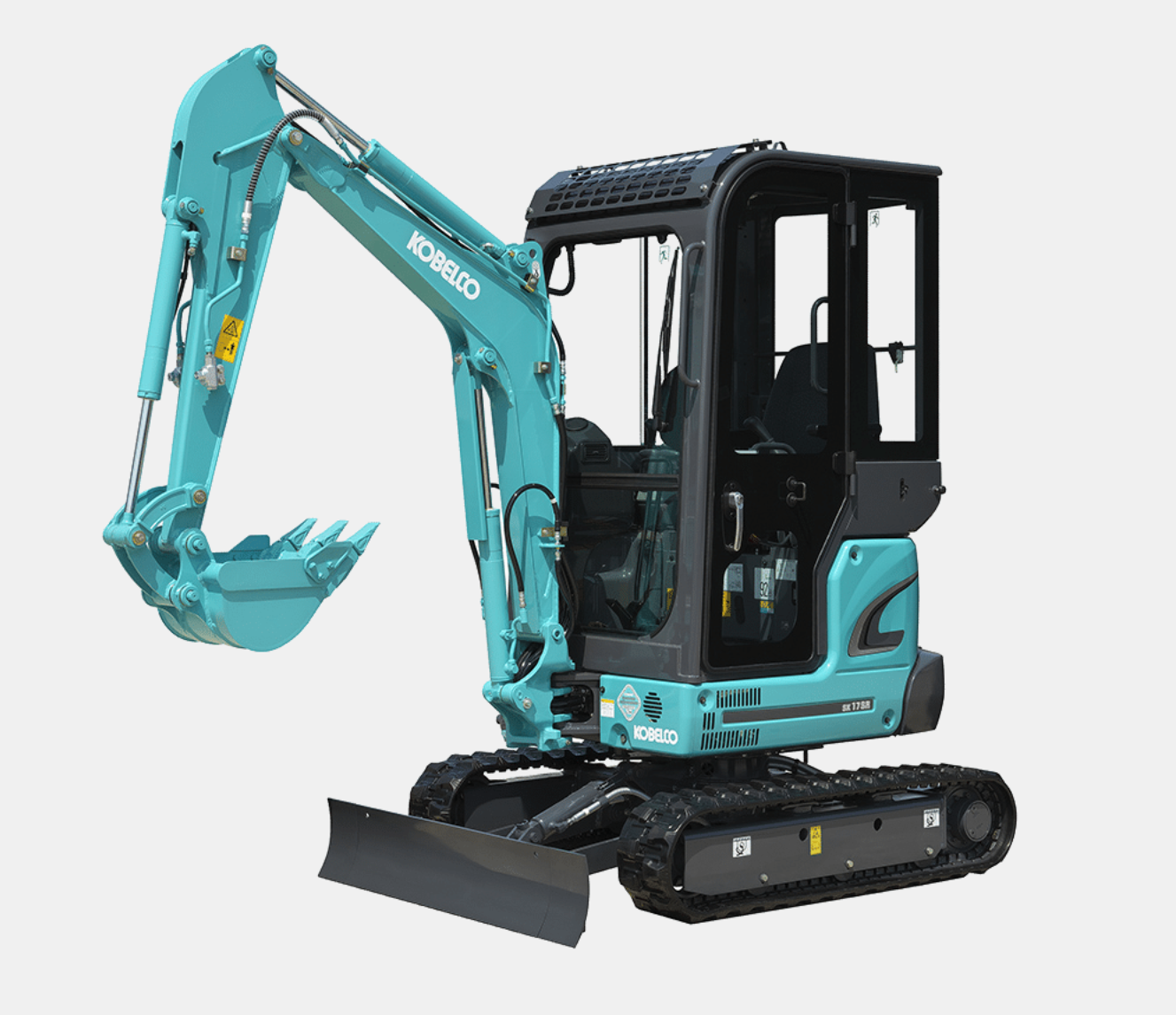 Minigrävare Kobelco stulen i Horred