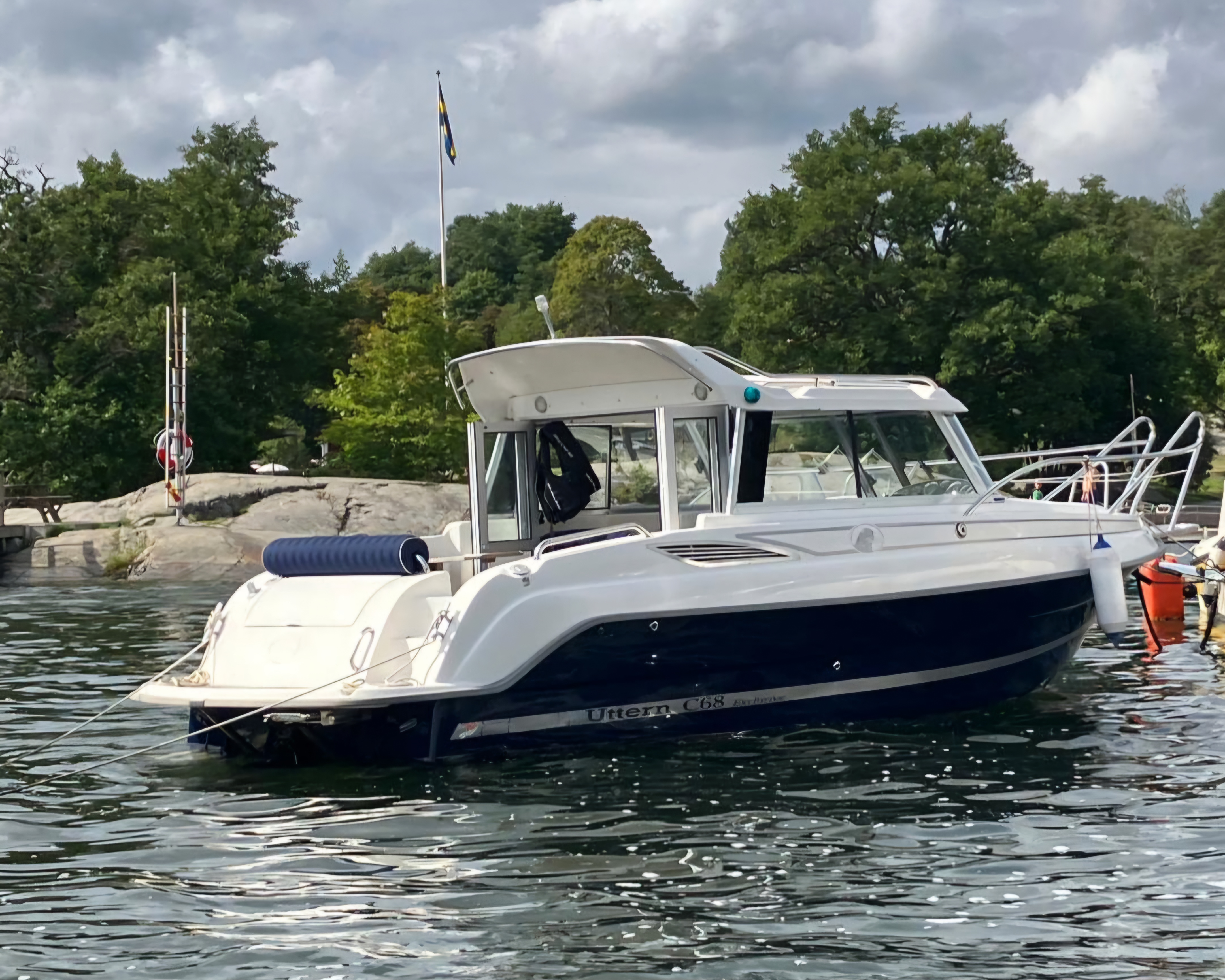 Uttern C68 Exclusive stulen i Saltsjö-boo, Stockholm. 