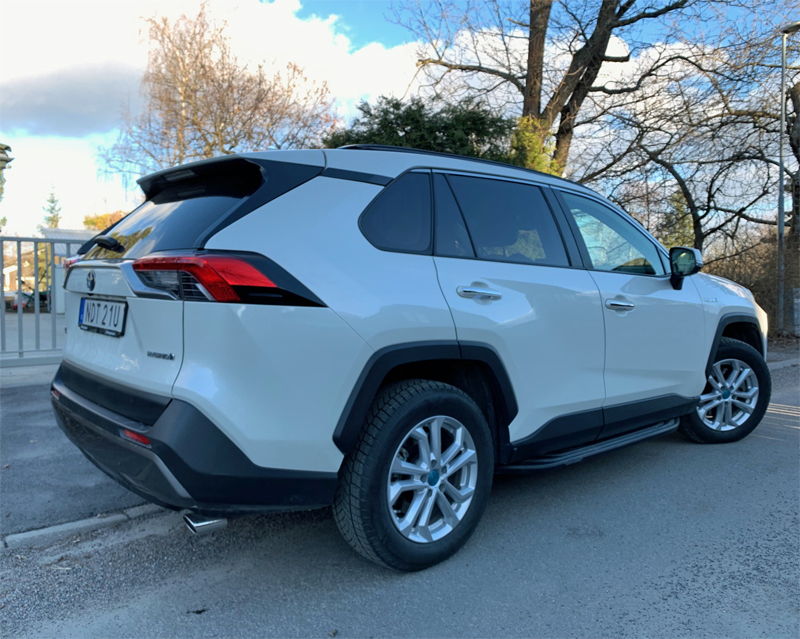 Vit Toyota RAV4 Hybrid AWD Executive stulen i Hägersten, Stockholm