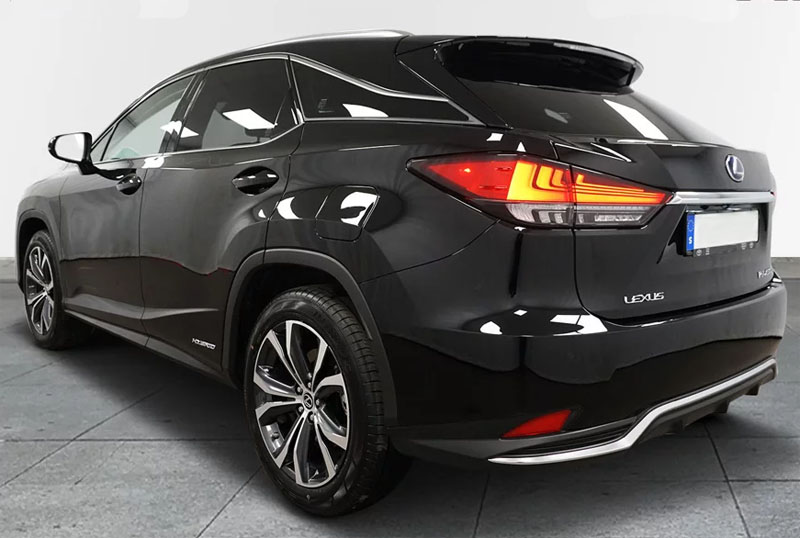 Svart Lexus RX450H AWD stulen i Djursholm norr om Stockholm