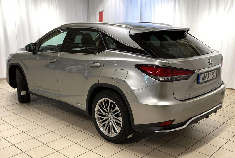 Grå metallic Lexus RX 450H AWD Luxury Line stulen i Lund