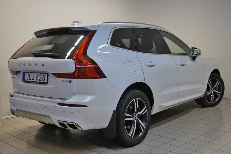 Vit Volvo XC60 D4 AWD stulen i Helsinborg