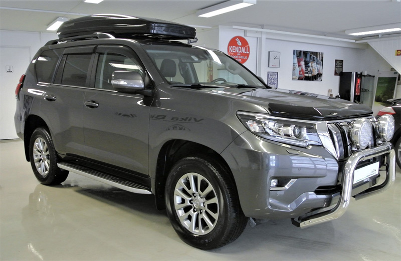 Grå Toyota Land Cruiser stulen i Lier mellan Oslo och Drammen, Norge
