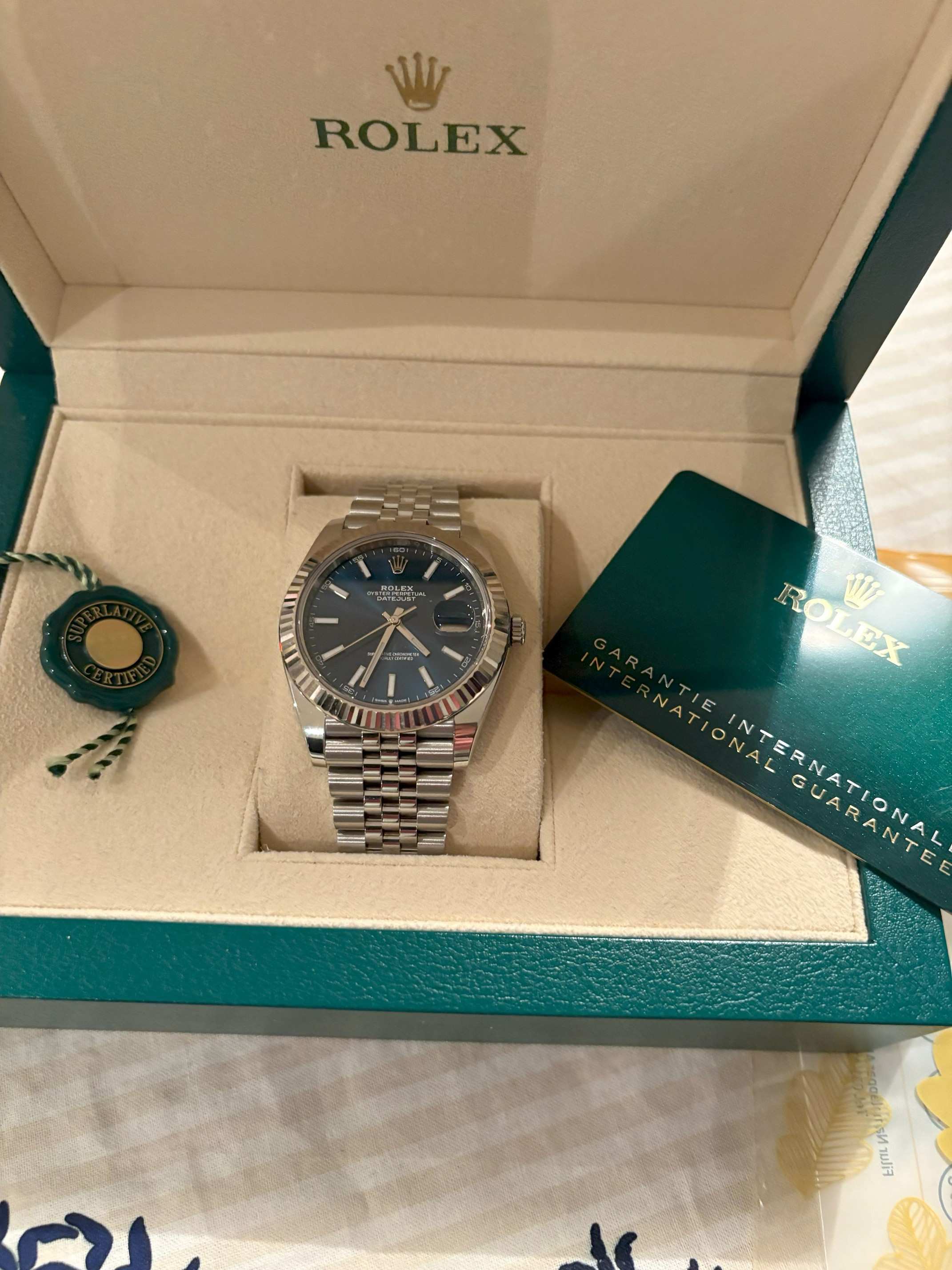 Polisen söker information om en Rolex Datejust