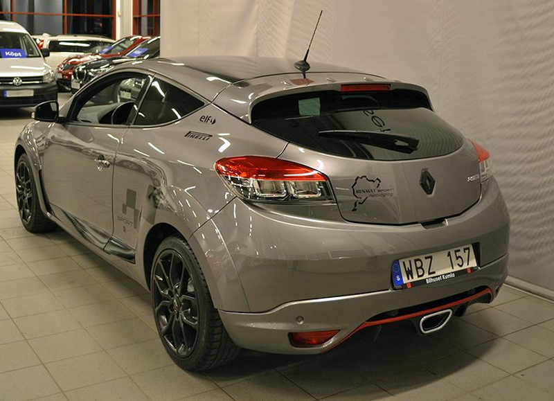 Gråmetallic Renault Megane RS 2.0T stulen i Klagshamn söder om Malmö