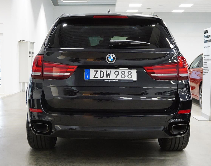Svart BMW X5 Xdrive M50D stulen i Hjulsbro, Linköping