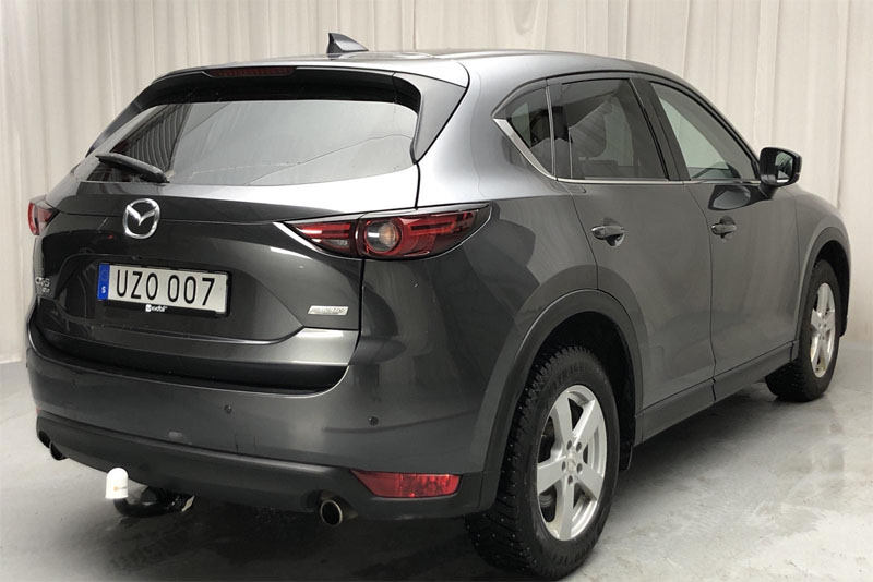 Grå Mazda CX-5 AWD stulen i Bjärred norr om Malmö