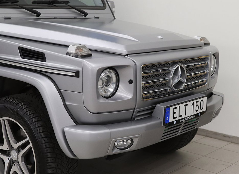 Rosa folierad Mercedes Benz G 400 CDI LWB stulen i Högdalen, Stockholm