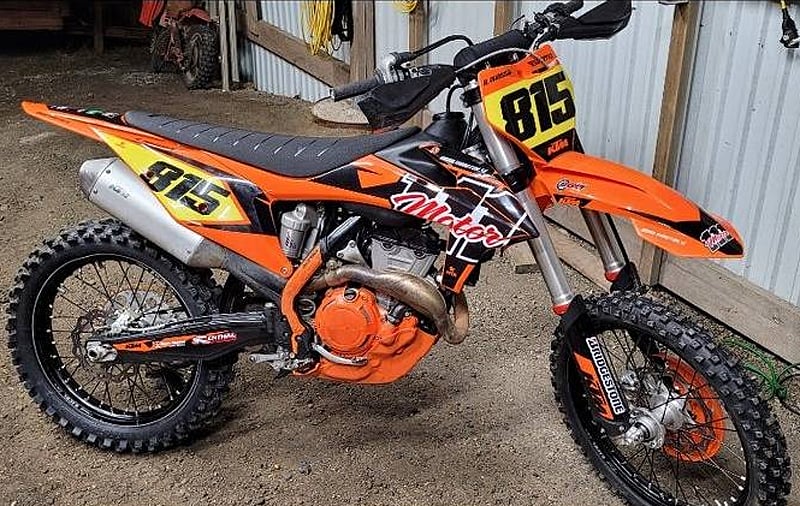 Oregistrerad KTM 350 stulen i Tanumshede