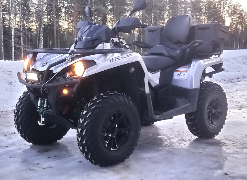 Fyrhjuling Can Am Outlander 570 MAX XT stulen sydost om Hamra, Gävleborgs län