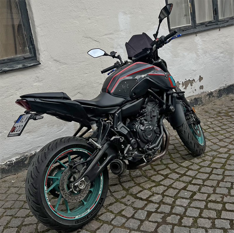 Yamaha MT-07 stulen i Jakobsberg, Järfälla norr om Stockholm