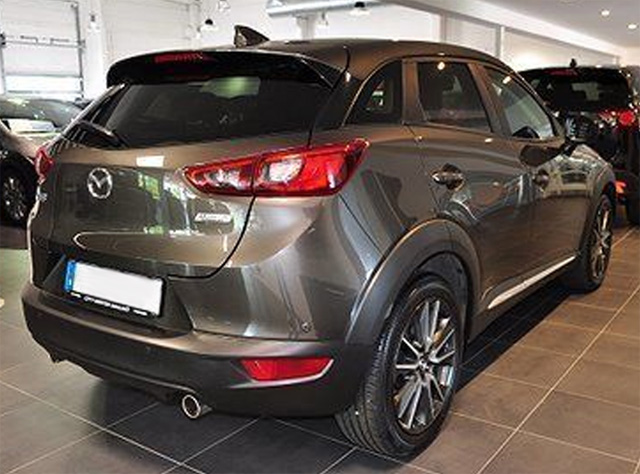 Brun metallic Mazda CX-3 Skyactiv 2.0 stulen i Malmö