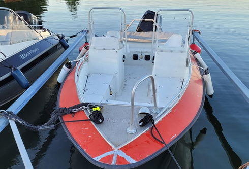 Silver Hawk 540 DC med 75 Hk Mercury stulen i Trosa 