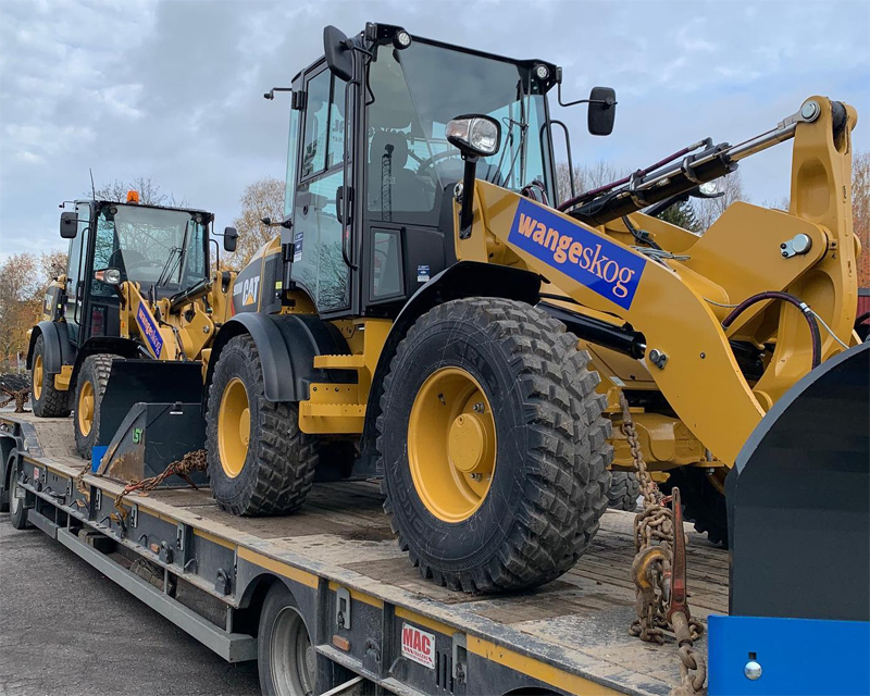 Hjullastare Caterpillar/ CAT 906M stulen på Värmdö öster om Stockholm
