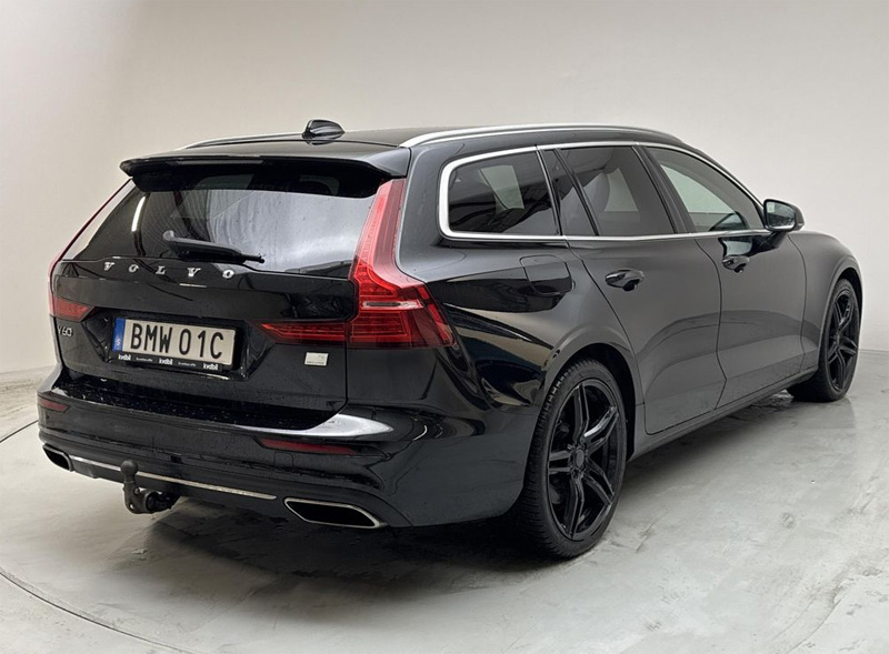Svart Volvo V60 T6 AWD hyrd och inte återlämnad, Göteborg