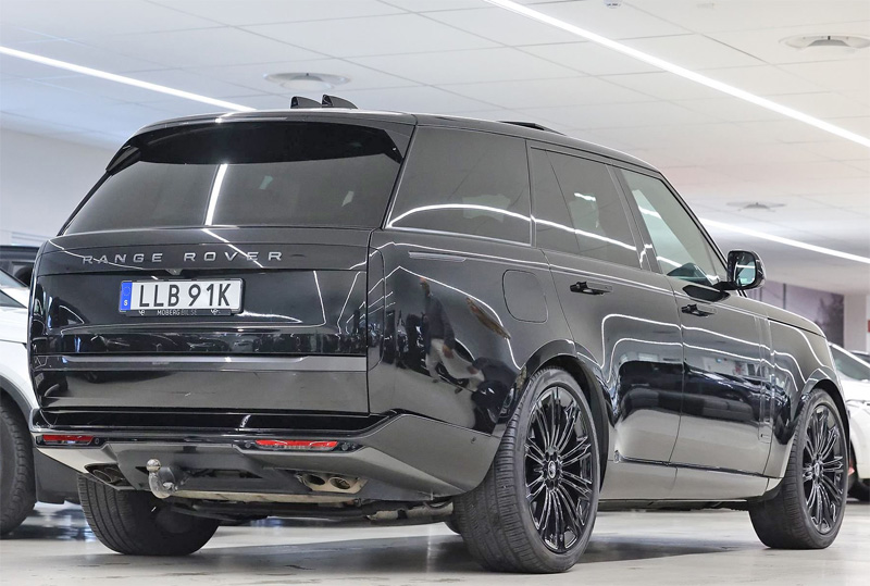 Svart Land Rover Range Rover P530e stulen i Hovås söder om Göteborg