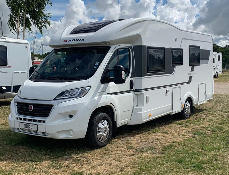 Husbil Fiat Adria Coral 670 SLT stulen strax öster om Svedala