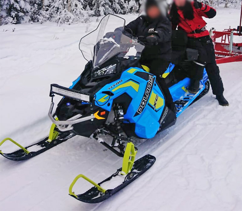 Snöskoter Polaris 800 Titan XC 155 PIDD stulen i Lit