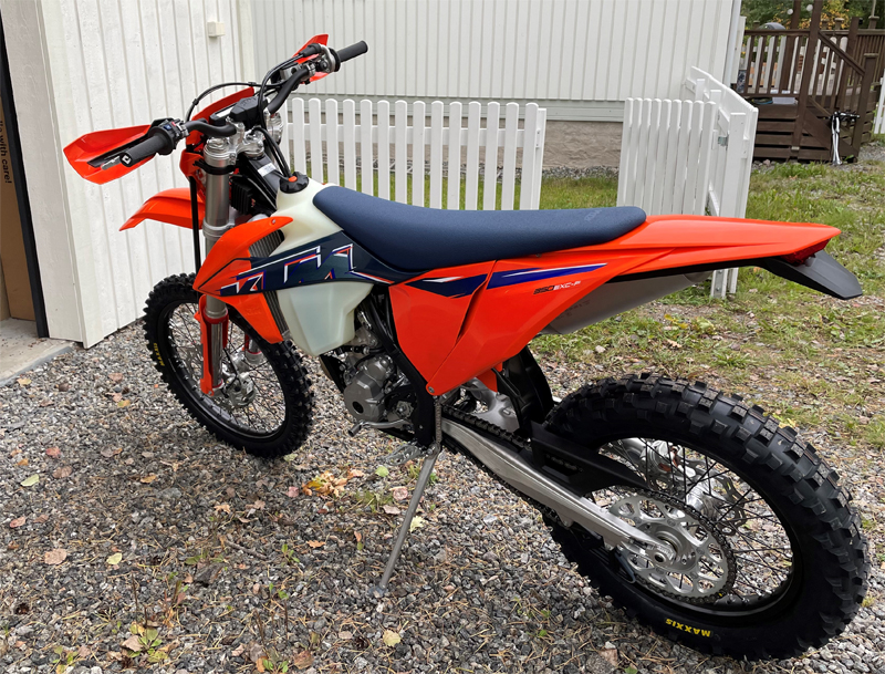 KTM 350 EXC-F stulen i Saltsjö Boo utanför Stockholm