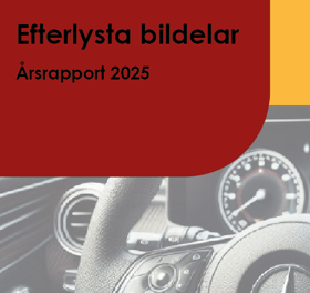 Fortsatt minskning av bildelsstölder 2025-viss ökning av katalysatorstölder i slutet av året