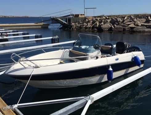 Askeladden 525 Excel med 90 hk Mercury stulen på Smögen, Göteborg