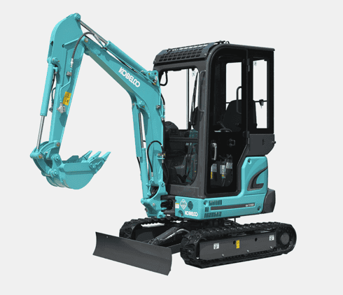 Minigrävare Kobelco stulen i Horred